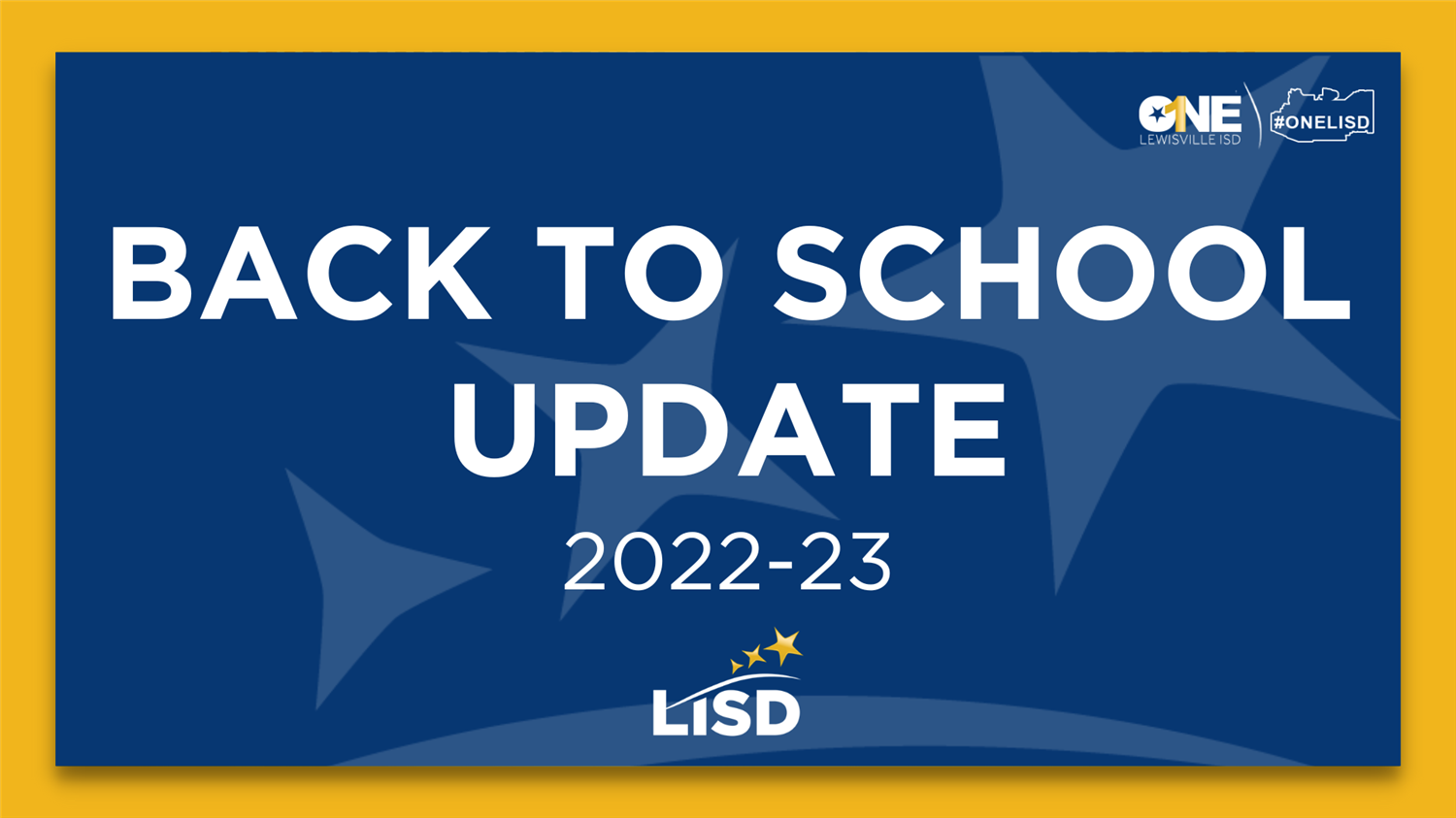 Back to School Update | Aug. 4